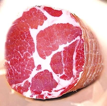 Kalabrische Capocollo Kopfnackenwurst vakuumverpacktes - Etwa Kg.1