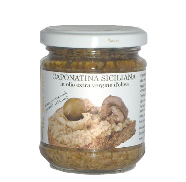 Sicilian Patè Caponata in extra virgin olive oil - 6,35 Oz. -