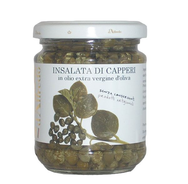 Sicilian capers salad in extra virgin olive oil - 6,35 Oz.