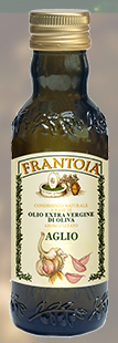 Sizilianischen Natives Olivenöl Extra mit KNOBLAUCH - 250 ml.