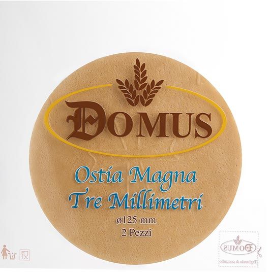 Concelebrated Eucharistic Wafer Magna Thickness 3mm. diameter of 12,5 cm. pack of 3 pieces