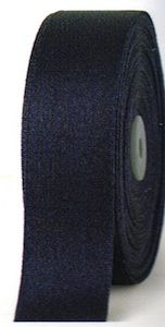 Nastro raso BLU con glitter - rotolino lungo mt.25 largo mm.25 -