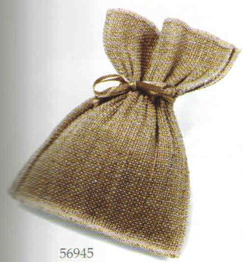 Jute-Tasche für Hochzeit Gefälligkeiten mm.100x140 - 50 Stck.
