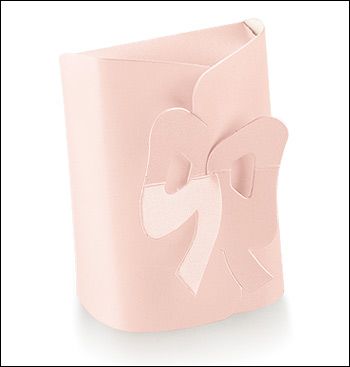 Farbige boxen "Fiocco" rosafarbene Satin mm.105x95x40 - 10 Stck.