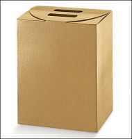 Weihnachtsgeschenkboxen Gold mm.245x190x340 - 50 Stck. 10% Rabatt