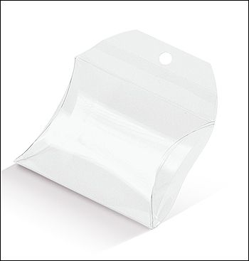Transparent Box Borsetta mm. 55x55x17 - Pcs.10