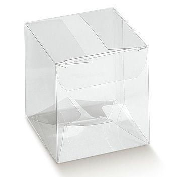 Klarsicht PVC Boxen - Öffnung von oben - mm.180x180x250 - 10 Stck