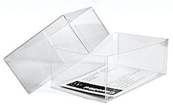 Astuccio trasparente fondo e coperchio mm.100x60x30 - Pz.10