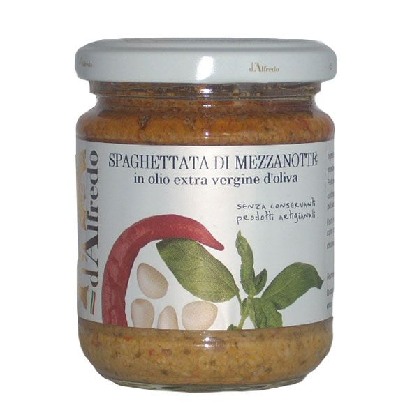 Soße für italienische Pasta Spaghetti a Mezzanotte gr.180