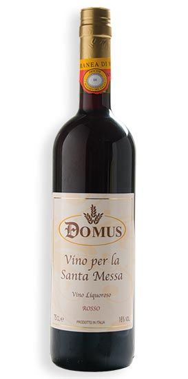 Vino per la Santa Messa rosso liquoroso Lt. 0,75