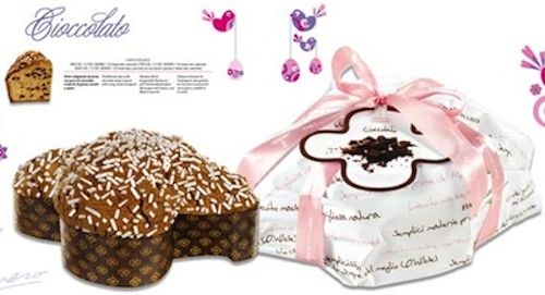 Italian Easter cake COLOMBA CIOCCOLATO with chocolate drops and choco-glaze - 35,28 Oz.