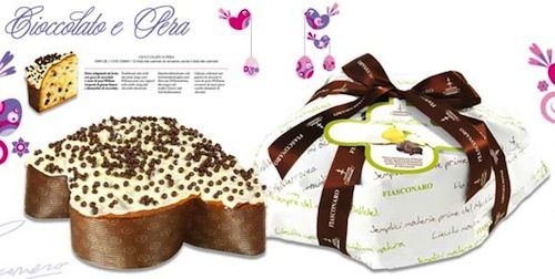 Italian Easter cake COLOMBA PERA E CIOCCOLATO with William pear fruit and Choco cream - 35,28 Oz.