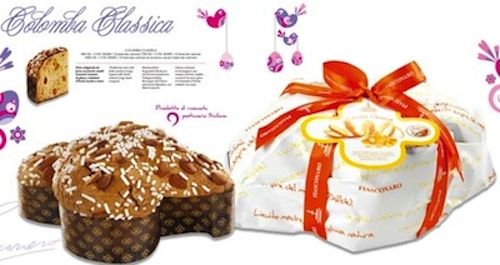 Italian Easter cake COLOMBA CLASSICA with candied orange and Avola almonds - 35,28 Oz.
