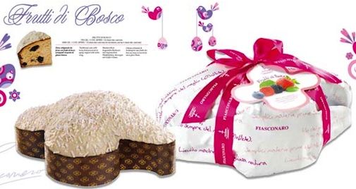 Italian Easter cake COLOMBA FRUTTI BOSCO with wild fruits and white overglaze - 35,28 Oz.