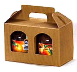 JARS HOLDER cardboard boxes 2 places - mm.170x80x90 - 10 Pcs
