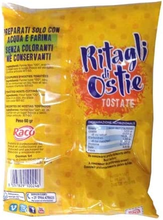 Communion wafer scraps Crunchy and toasted - 2,12 Oz. 2