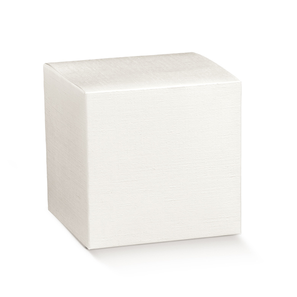 White cardboard boxes folding mm.80x80x150 - 10 pcs.