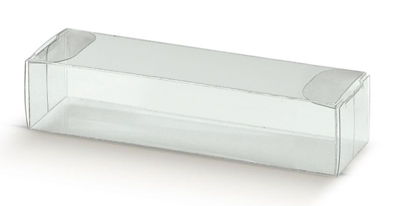 Transparent folding boxes mm.37x37x100 - 10 Pcs.