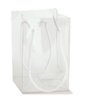 Transparente, selbstaufrichtende Box mit Löchern - 165x110x40 mm - 10 Stück.
