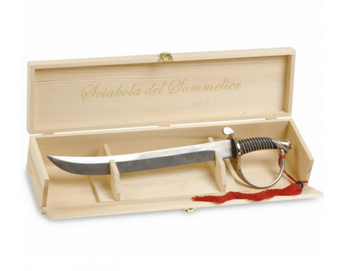 Sommeliersäbel in Schaubox